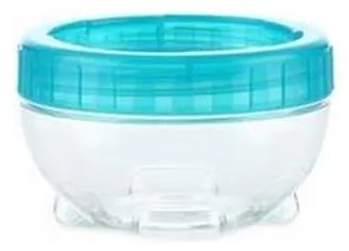 Contenitore INTERLOCK 0,18 l turchese/trasparente per alimenti