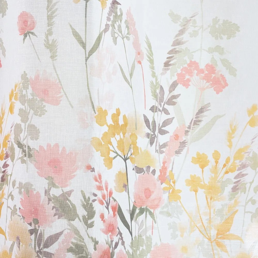 Tenda sottile bianca in voile 140x229 cm Countryside Floral – Catherine Lansfield