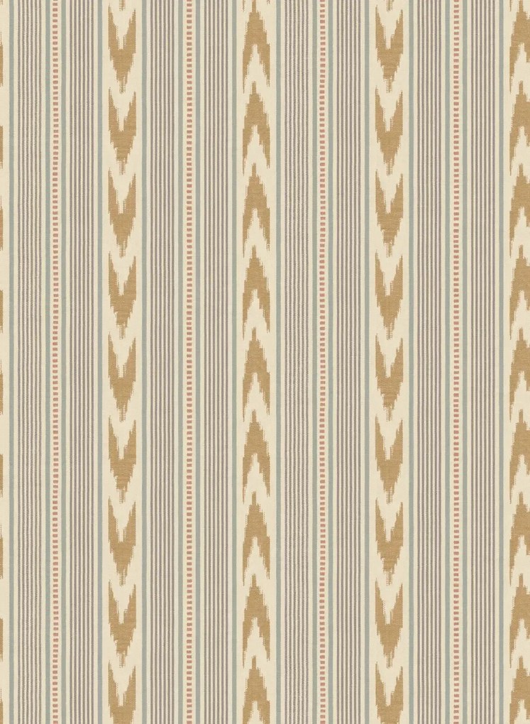 Mulberry Home Carta da parati Newport Stripe - Blue/ Sand