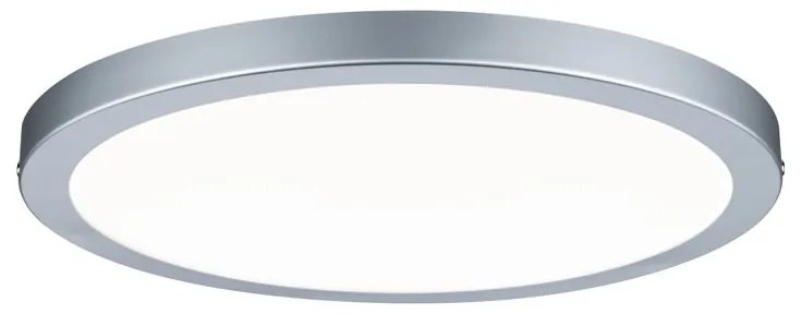 Plafoniera LED PLAFONIERA ATRIA GRIGIA 30 16W Ø 30 cm argento IP21 bianco naturale, 1800 lumen PAULMANN