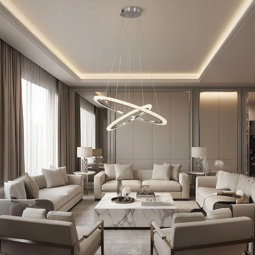 Lampada LED LHJ045-CP2 BRUSH NICKLE