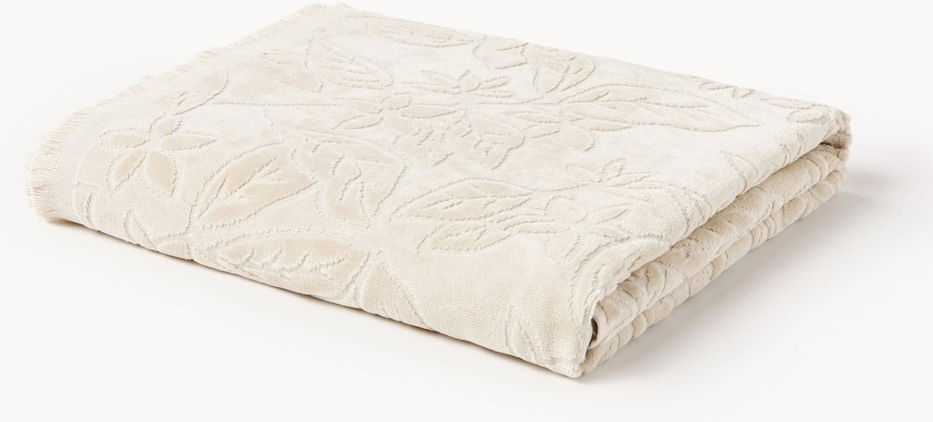 Asciugamano in velluto Rosaria, varie misure