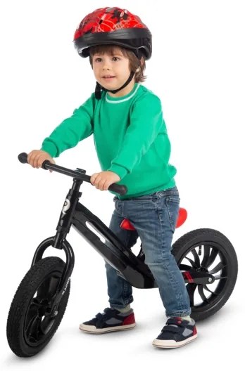 QPlay - Bicicletta senza pedali RACER AIR nero/rosso