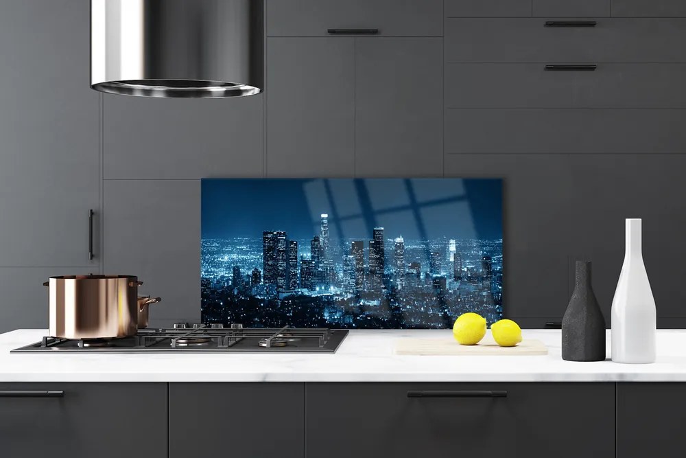 Rivestimento parete cucina Case di città 125x50 cm