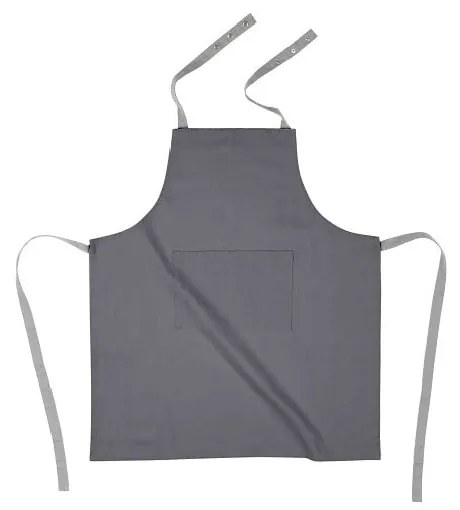 Grembiule da cucina in cotone grigio - Tiseco Home Studio