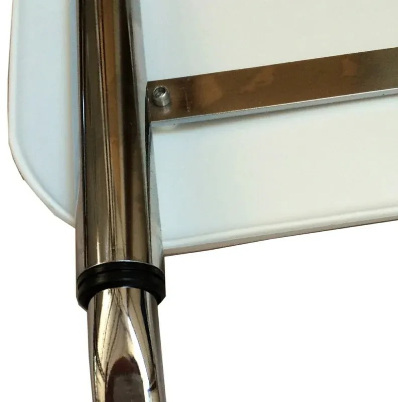 Sedile per vasca bianco con piano regolabile in polipropilene portata 120 kg