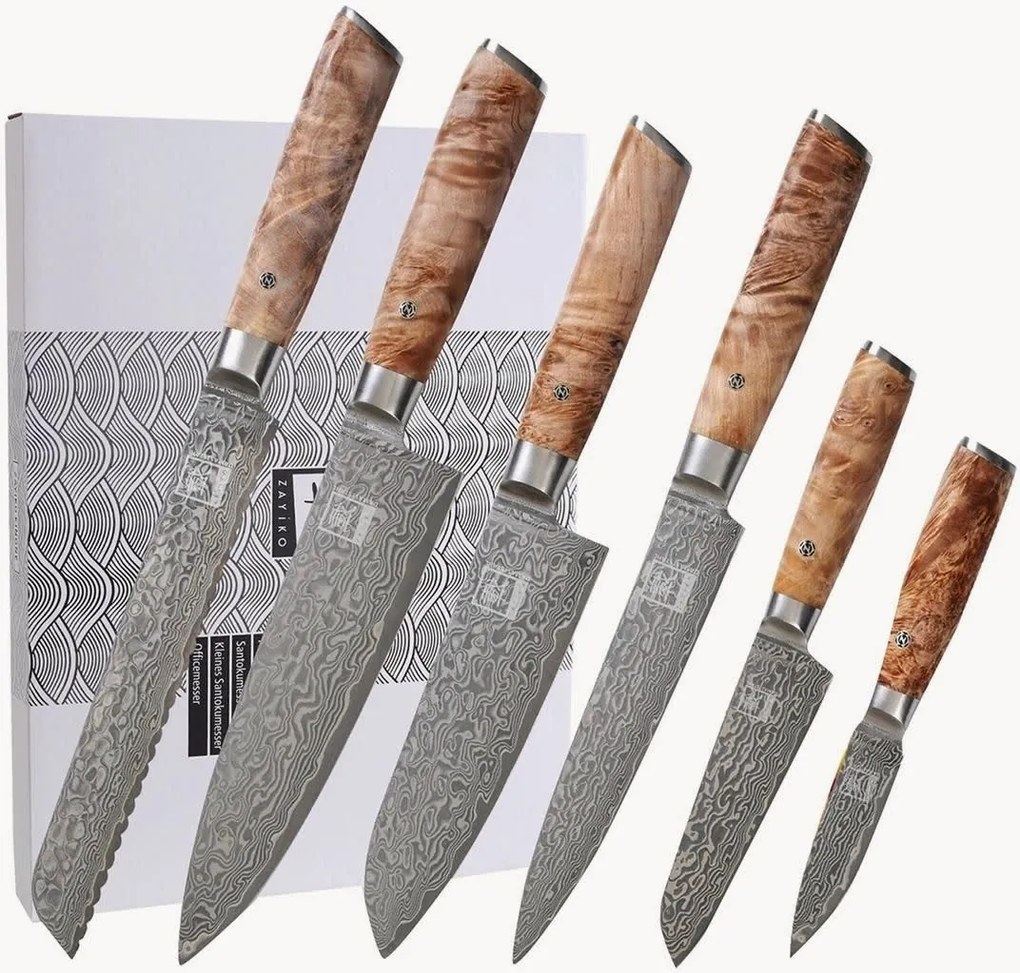 Set di 6 coltelli da chef Kinone