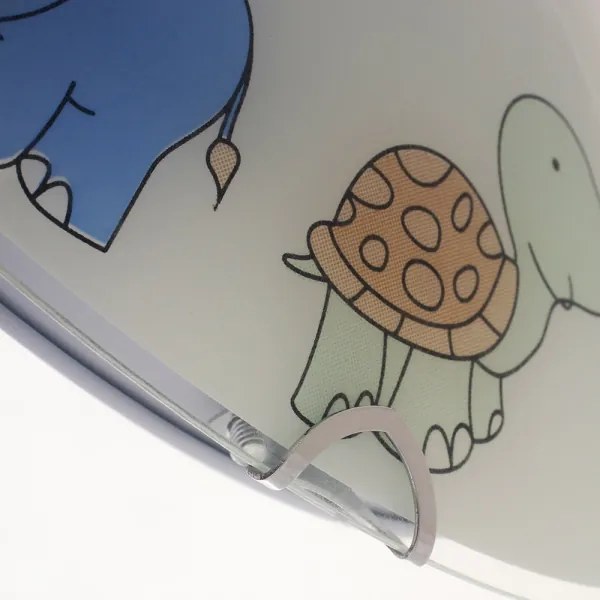 Globo 40607 - Plafoniera per bambini KIDDY 2xE27ILLU/60W/230V