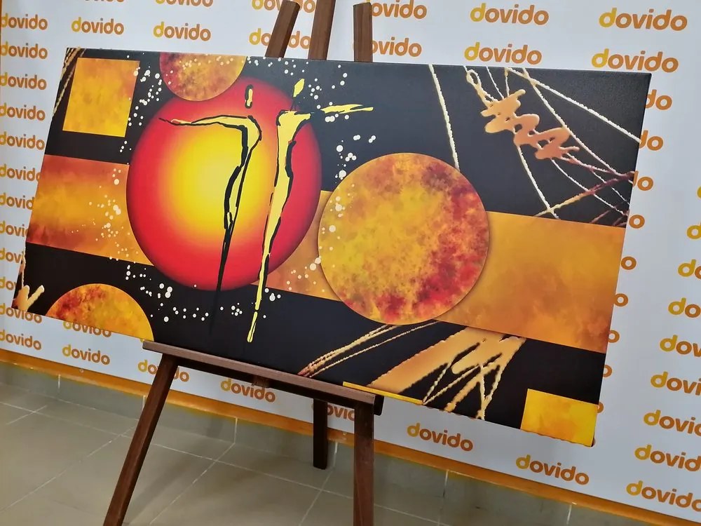 Quadro su tela – Coppia innamorata etnica