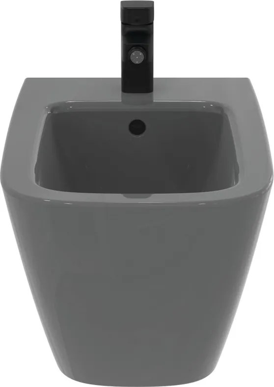 Bidet sospeso grigio lucido i.life b IDEAL STANDARD L 35.5 x H 30 x P 54 cm
