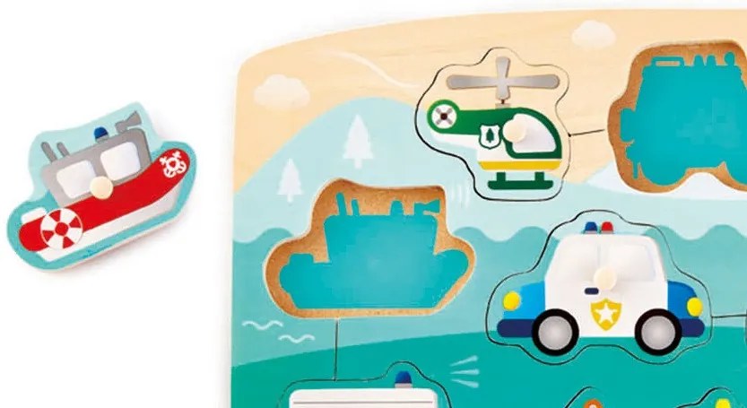 Puzzle dei mezzi di emergenza
