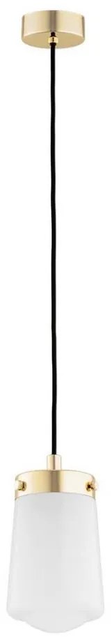 Argon 8004 - Lampadario a sospensione con filo PASADENA 1xE27/15W/230V oro/bianco