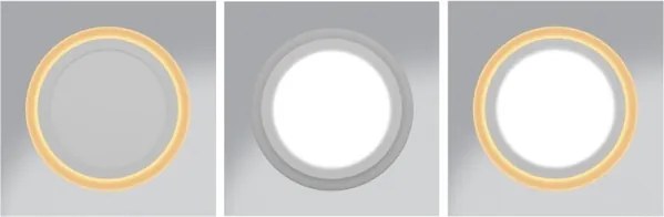 Ecolite DUO-R6W - Lampada LED da incasso DUO LED/6W/230V + LED/3W