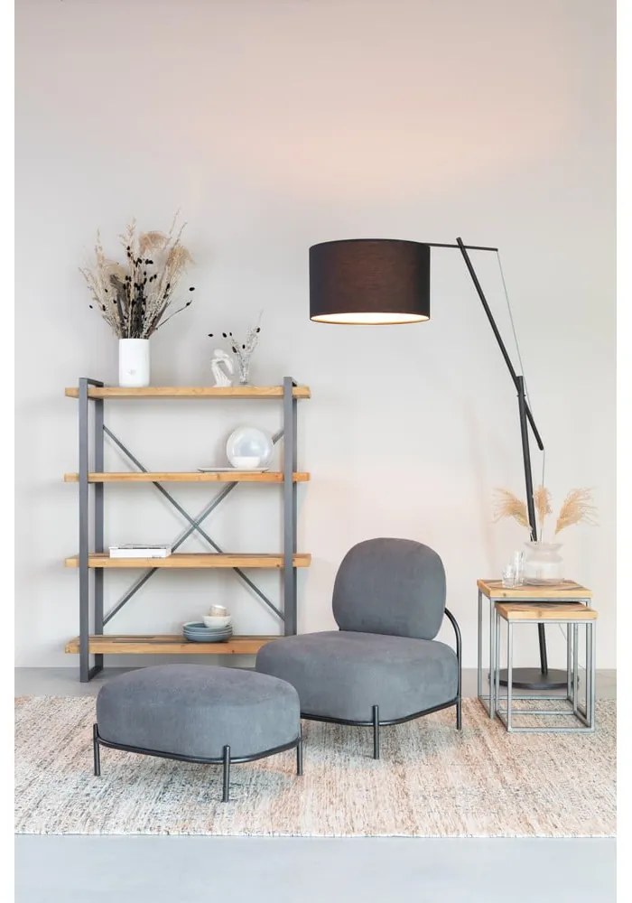 Lampada da terra nera Tokio - White Label