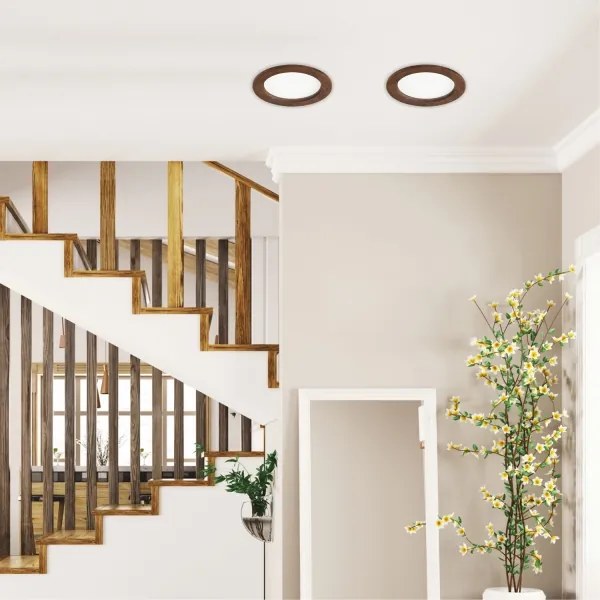 Faretto LED WOODY SPOT 16,5W 230V 4000K ciliegio Ø18,5 cm