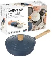 Padella alta 24 cm con coperchio blu Pot Art