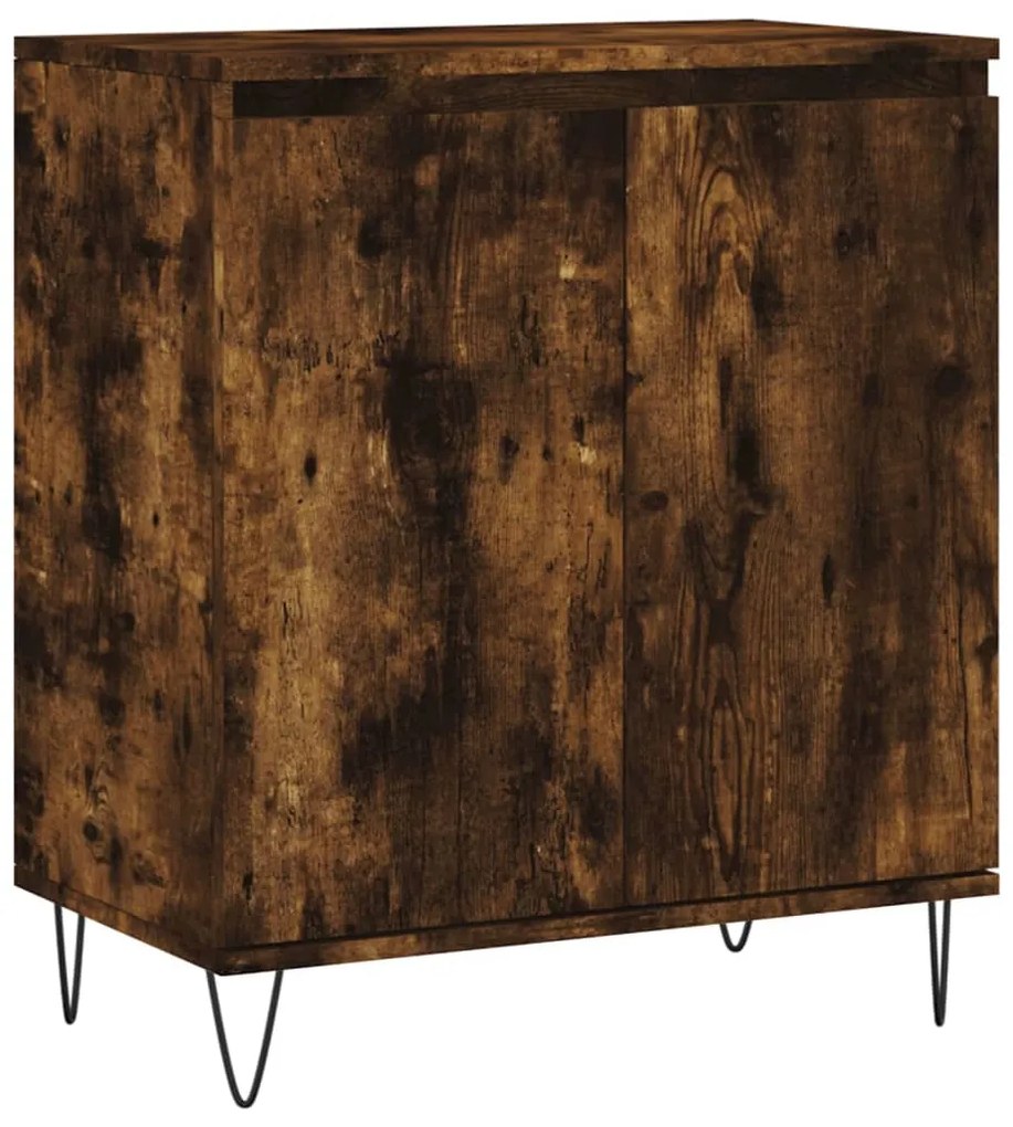 Credenza rovere fumo 60x35x70 cm in legno multistrato