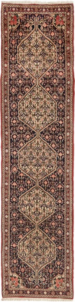 Senneh Tappeto 60x240 (Iran) Annodato A Mano