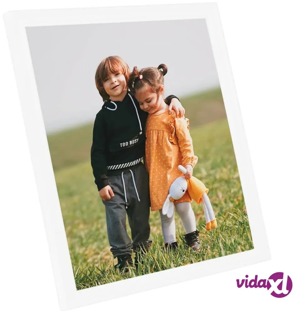 vidaXL Cornici Foto Collage 3 pz per Parete Bianche 40x50 cm in MDF