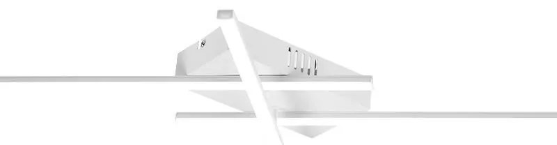 Plafoniera LED design Ilary, bianco62 cm, luce naturale NOVECENTO