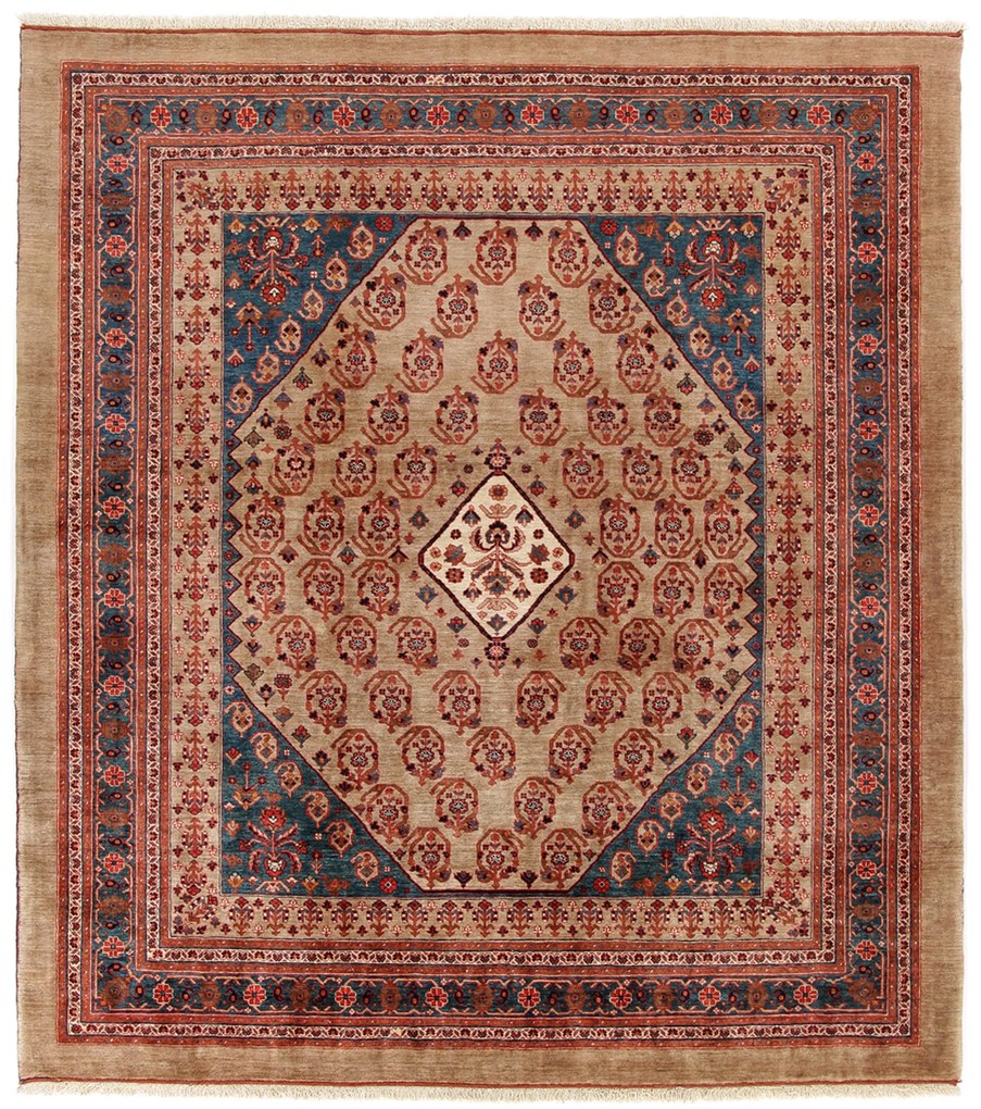 Gashghai Tappeto 240x210 (Iran) Annodato A Mano
