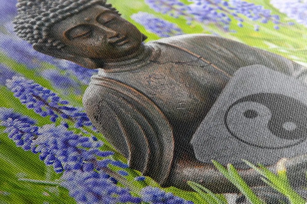 Stampa su tela – Buddha del Jin e Jang