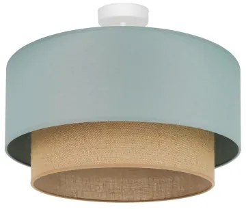 Duolla - Lampadario a plafone  BOHO 1xE27/15W/230V diametro 45 cm verde/marrone