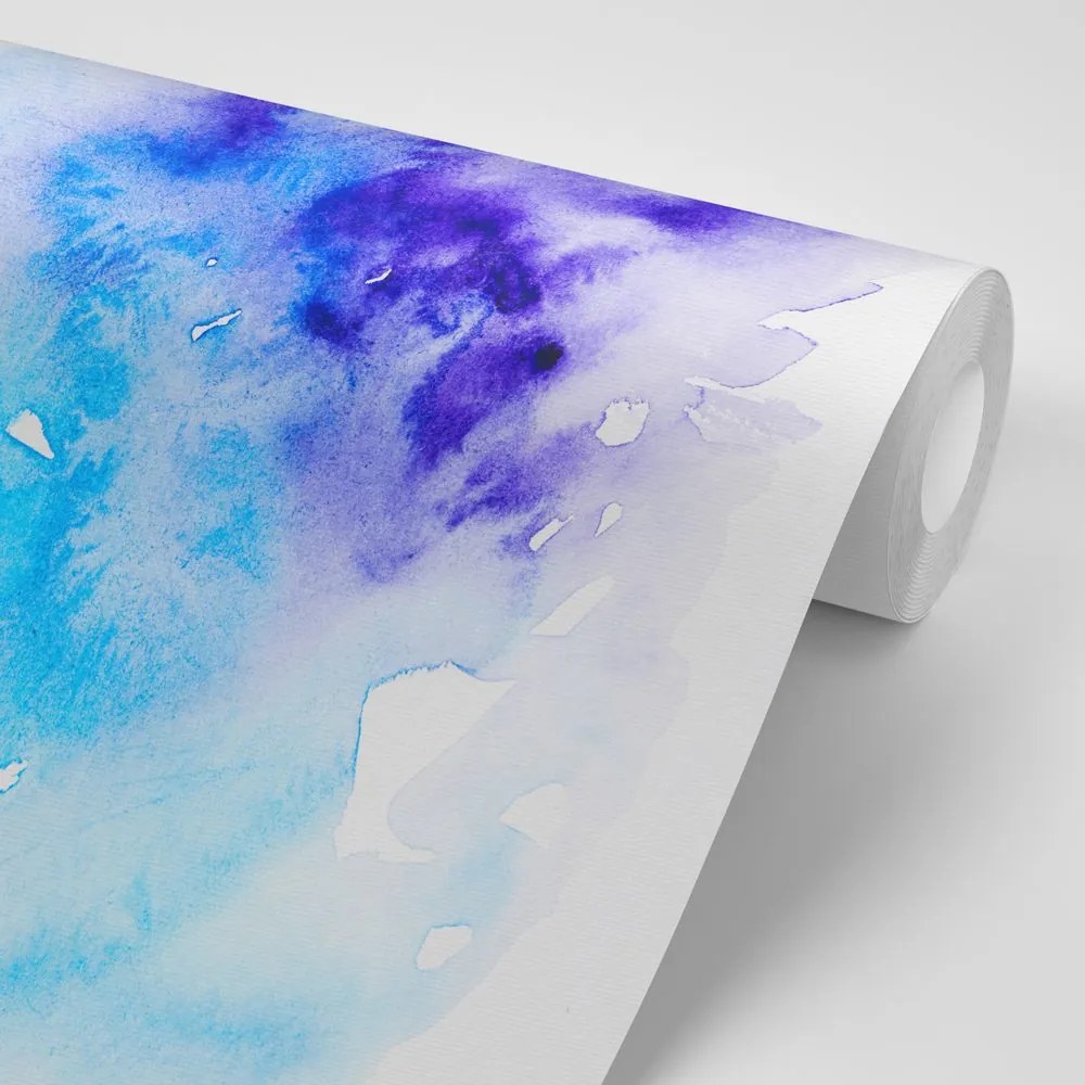 Carta da parati – Arte astratta blu-viola