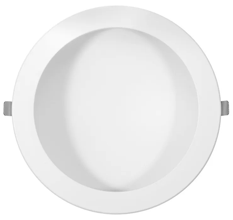 Faro LED da incasso Rotondo Luce INDIRETTA 24W Foro Ø200mm Colore Bianco Caldo 3.000K