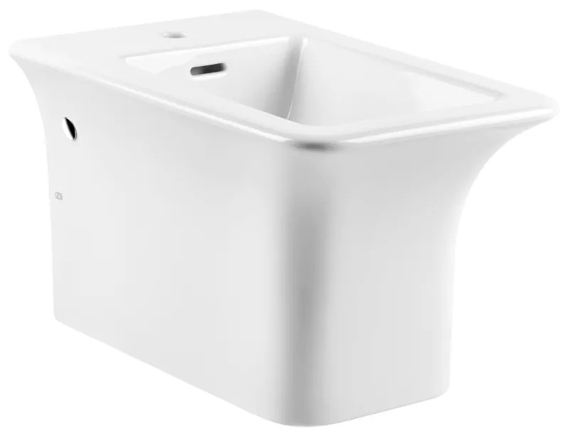 Bidet Sospeso A Parete In Ceramica Bianco lucido Ispa 42115 Gessi