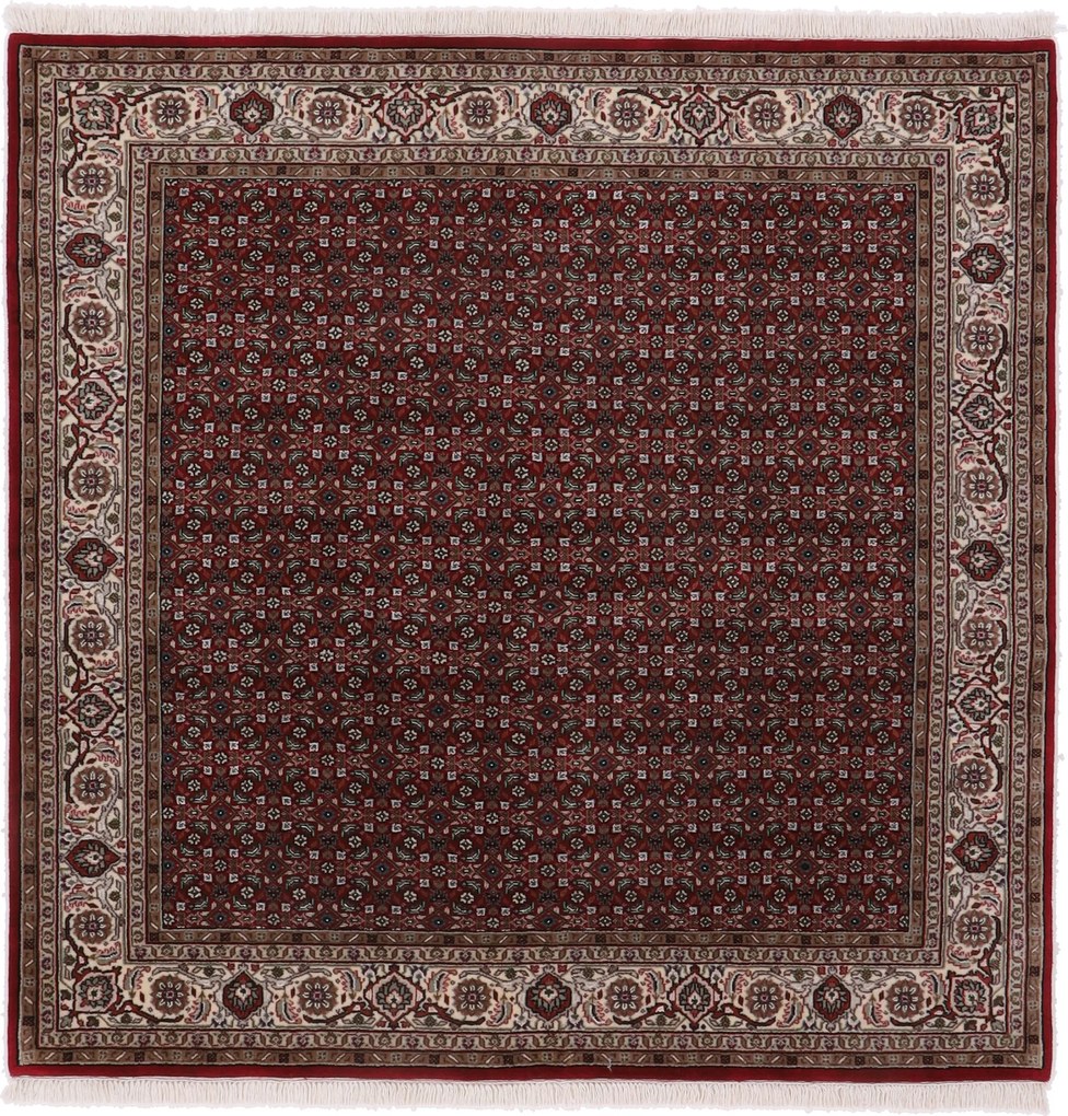 Tabriz Tappeto orientale 200 x 200 Beige (Indian) Annodato A Mano
