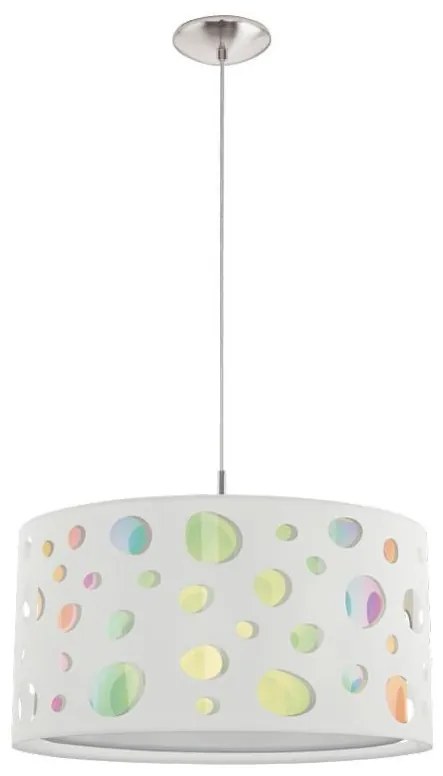 Eglo 202528 - Lampadario a sospensione per cameretta MONEDA 1xE27/60W/230V