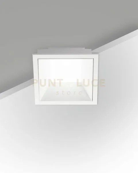 Kris faretto incasso quadrato bianco 3000k 930lm 8w dimmerabile