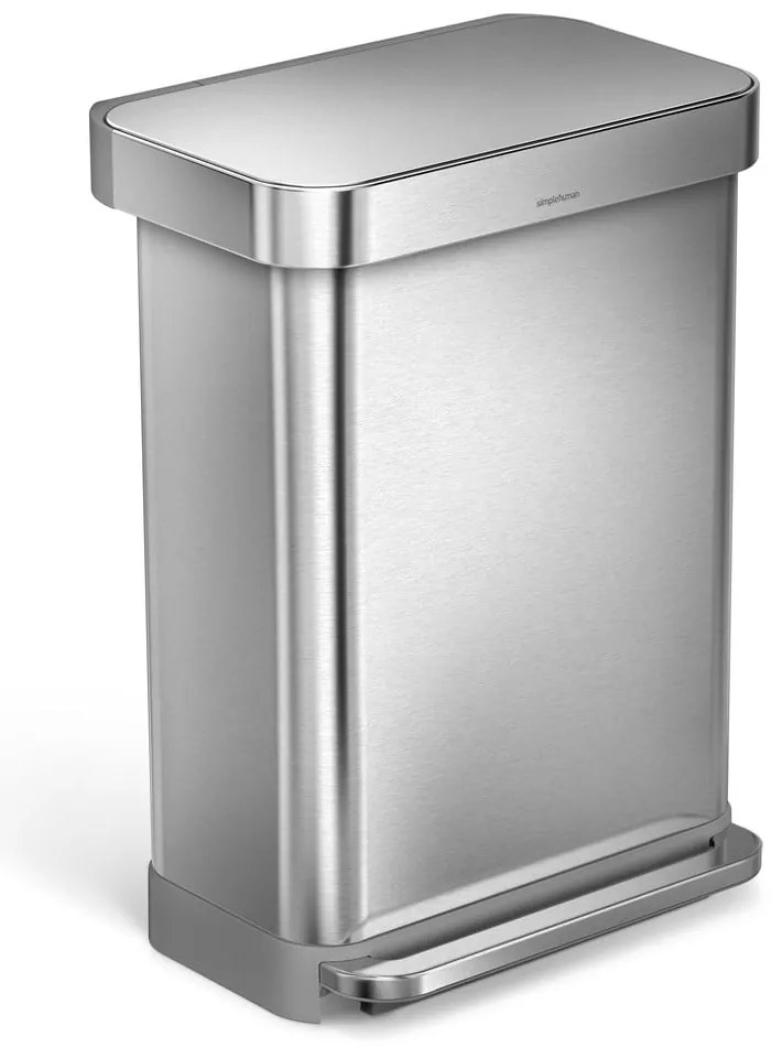 Cestino in acciaio a pedale 55 l - simplehuman