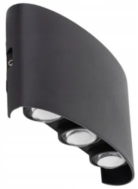 Applique a LED da esterno ARROW 6xLED/1W/230V IP54 nero