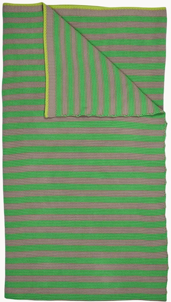 Plaid in cotone Bonsoir Stripe