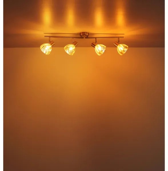 Globo 54315M-4 - Faretto ZACHERY 4xE14/40W/230V oro