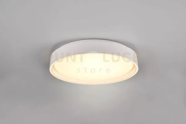 Felis plafoniera led 24w 2500lm, 2700 - 6500k con bordo bianco e te...