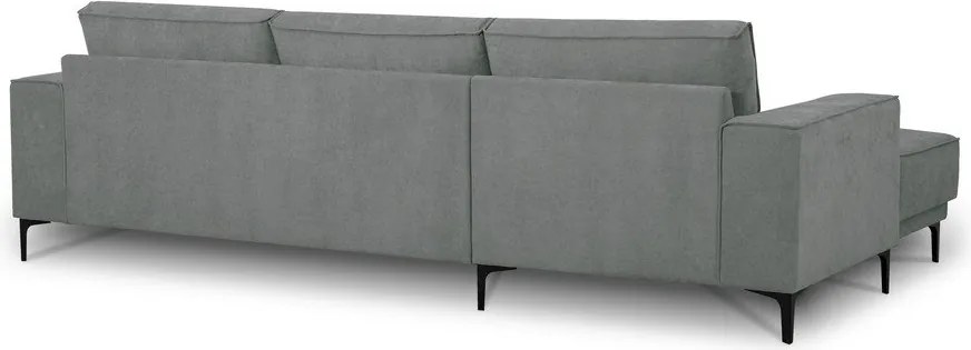 Divano angolare in grigio scuro (con penisola a sinistra) Copenhagen – Scandic