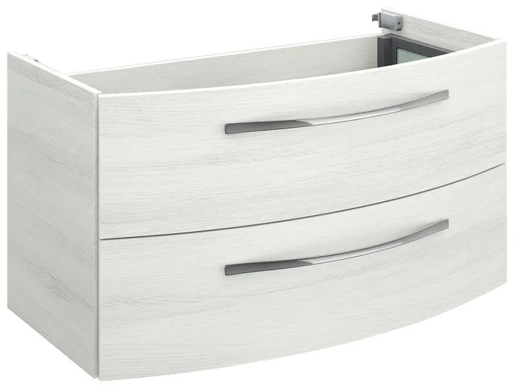 Mobile da bagno sotto lavabo PELIPAL Image rovere L 90 x H 48 x P 48 cm 2 cassetti, lavabo non incluso