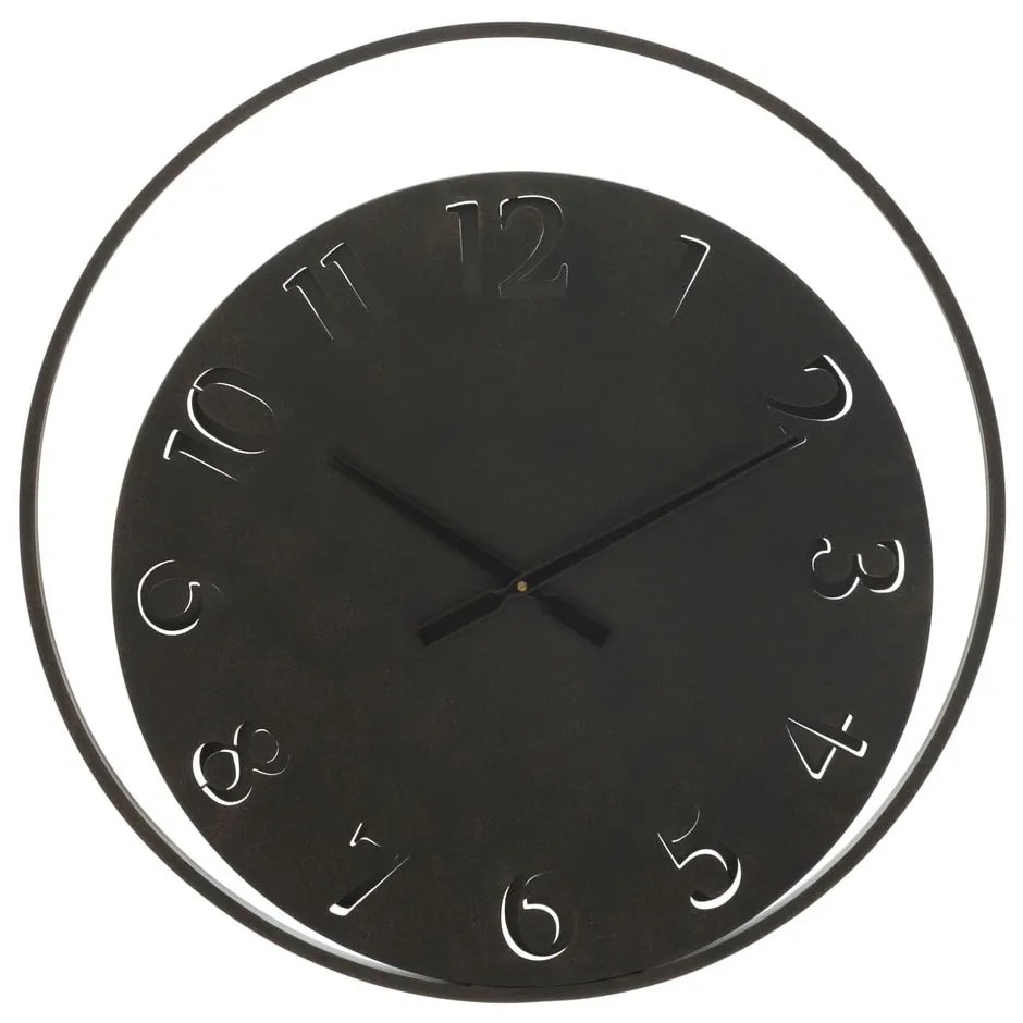 Orologio da parete nero Circle, ⌀ 60 cm - Mauro Ferretti