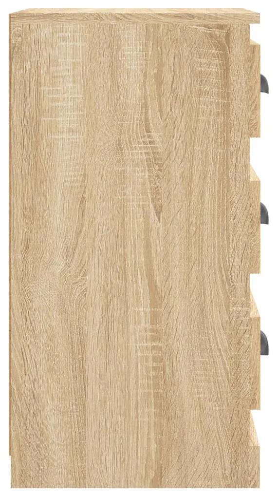 Credenza rovere sonoma 36x35,5x67,5 cm in legno multistrato
