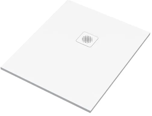 Piatto doccia SENSEA in composito minerale di resina gelificata Remix V3 bianco L 80 x L 100 x H 2.4 cm opaco