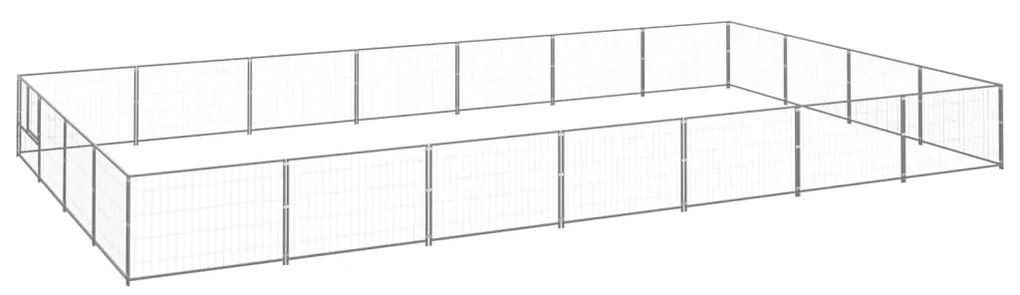 Gabbia Per Cani Argento 28 M² İn Acciaio /