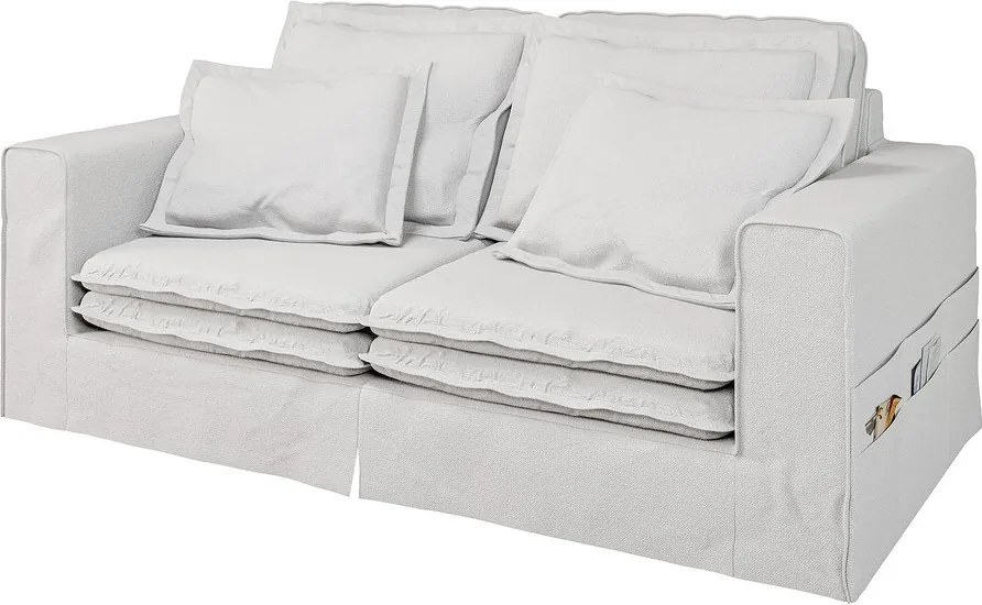 Divano bianco 196 cm Nora – Ropez