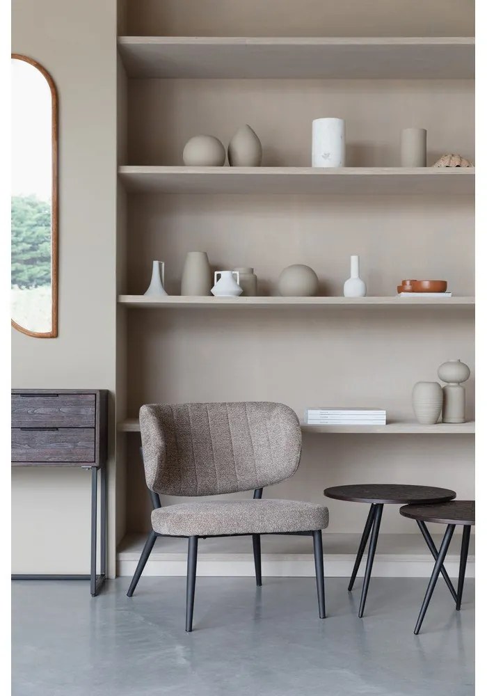 Poltrona marrone chiaro Sanne - White Label