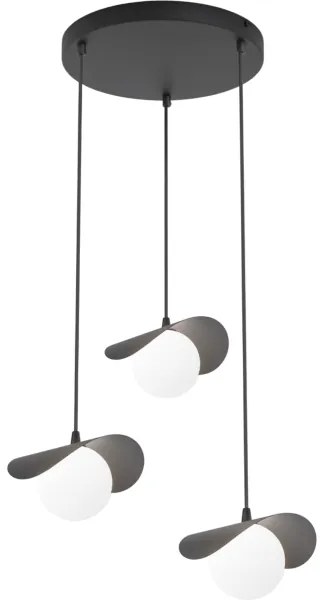 Lampadario a cavo RITUAL 3xG9/8W/230V nero
