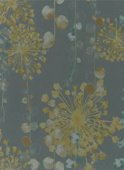 Harlequin Carta da parati Moku - Graphite/ Mustard