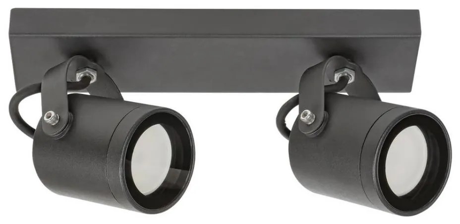 Rabalux - Faretto da muro da esterno 2xGU10/35W/230V IP44