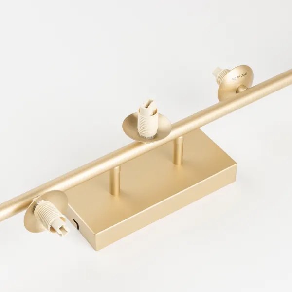 Brilagi - Lampadario a plafone LED MILLA 7xG9/3W/230V oro/fumé